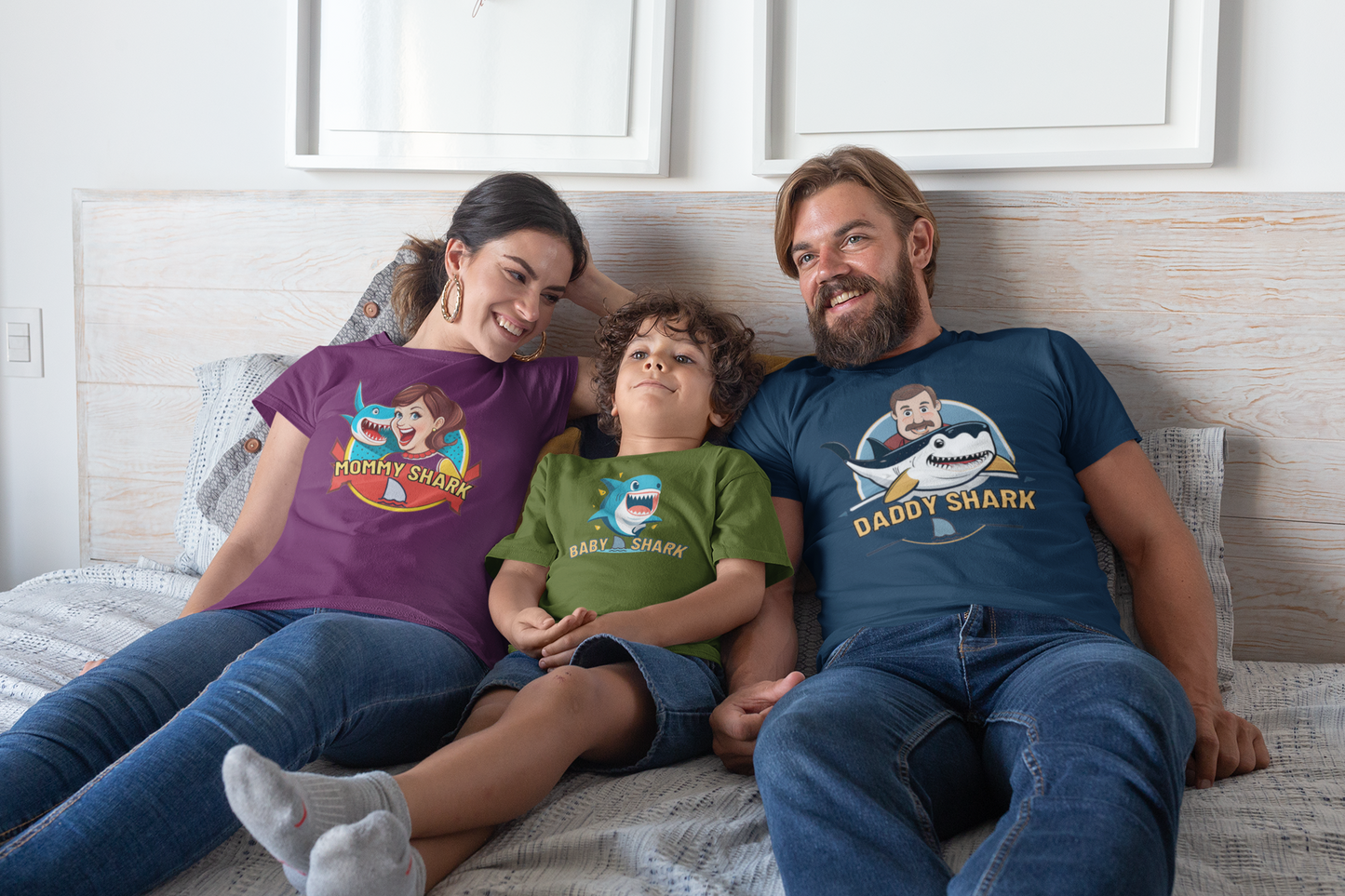 Daddy Shark Funny Unisex t-shirt